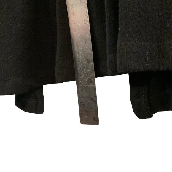 Lna Women's Cut Out Sleeve Cardigan Black Medium Sweater Open Front Cascade Fall - Picture 11 of 12